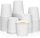 Markq [100 Cups] 4 oz. White Paper Cups- Available in 7oz, 8oz, 12oz, 16oz- Small Disposable Espresso, Qahwa, Bathroom, Mouthwash Cups