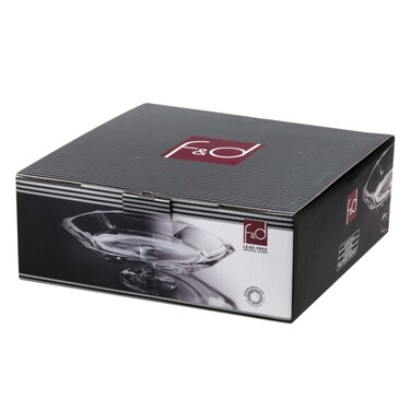 F&amp;D CRYSTAL REFLECT FOOTED PLATE