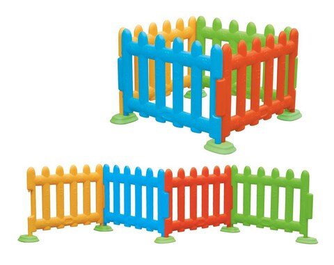 RBWTOYS  Indoor/Outdoor Kids Colorful Interlock Play yard Safety Fence.  RW-16334  105x75cm.