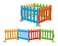 RBWTOYS  Indoor/Outdoor Kids Colorful Interlock Play yard Safety Fence.  RW-16334  105x75cm.