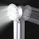 Decdeal - High Pressure Shower Head Bathroom Handheld Shower Head Double Sided Spray SPA Showerhead Polished Chrome Hand Shower Head