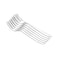 Montavo Rio Dinner Fork Set Silver 6Pc