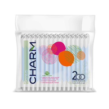 سانيتا اعواد قطن بسحاب 200 قطعة