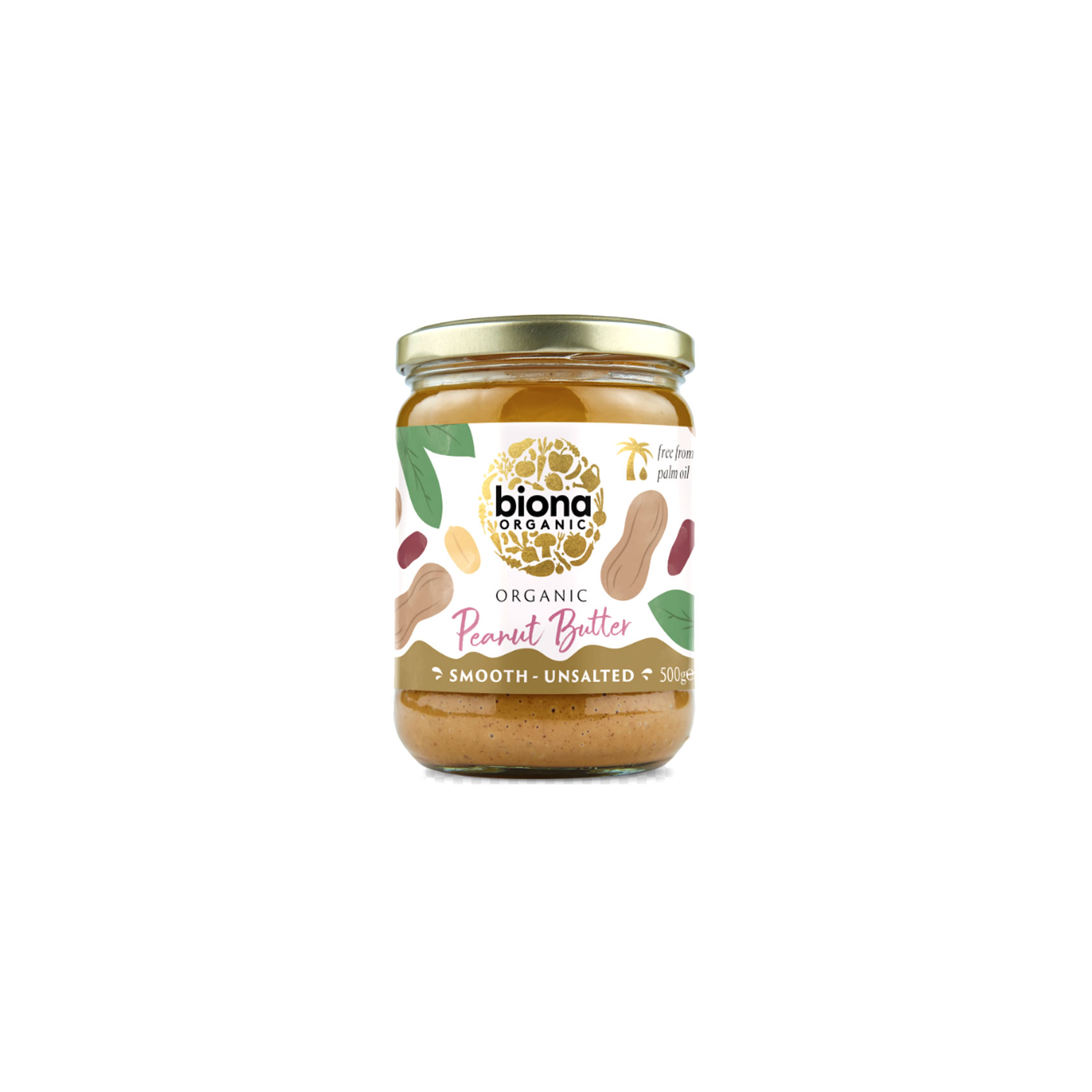 Biona Organic Peanut Butter Smooth Unsalted 250g