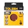 Tolsen,5pcs Sanding sheet for random orbital sander,77237,125mm / 5"