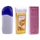 Roll on Refillable Depilatory Wax Heater and 100ml Wax Honey with Wax Paper 100pcs Kit