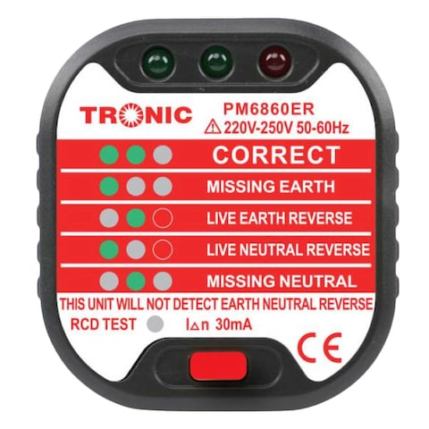 TRONIC SOCKET TESTER PM6860ER