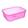 M-Design Lunch Set - 2.1L Lunch Box with 800ml Water Bottle and 3-Piece Cutlery Set - Pink/Purple