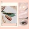 Mei Lifestyle Double Head Liquid Eyeshadow and Eye Concealer - Shiny, Glitter, Pearlescent, Long-Lasting Eye Makeup, Peach