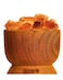 Geohoney Himalayan Salt Lamp With Wooden Bowl