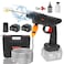 88V Cordless Portable Pressure Washer - Perfect for Car Wash Home, Car, Motorbike, Garden &amp; Bicycle - Complete with  Including a High-Pressure Nozzle and a 5M Long Hose 2 batteries