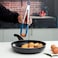 Royalford Silicone Food Tong, 27cm Food Grade Tong, RF10656 Stainless Steel Handle With Easy Grip &amp; Smart Padlock System Tong For Serving, Frying, &amp; Cooking, Multicolor