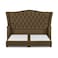 In House Taj Mahal Linen Bed Frame - King - 200x200cm - Brown