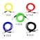 Generic-11 PCS Resistance Tube Bands Door Anchor Ankle Straps Cushioned Handles with Carry Bags for Home Fintess Exercise Workout Gym Travel