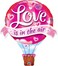 Love Is In The Air Balloon Foil Bln 42in