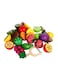 Child Toy 16 Pcs Fruits And Vegetables Cutting With Basket Toy For Kids