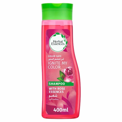 Buy Herbal Essences Ignite My Color Vibrant Color Shampoo with Rose Essences for Colored Hair 400ml in UAE