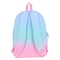 Kaukko Rainbow Backpack Bag Blue and Pink Large 18cm