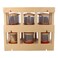 Master Chef Spice Rack 6 Jars Set 450ml