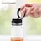 BOROSIL EASYGO GLASS BOTTLE BLACK STAINLESS STEEL LID -1 LITER