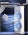 High-Wind Cooling Electric Fan, Three-Hole Spray Charging Desktop Double-Head Powerful Air Cooler with 3 Wind Speeds for Indoor, Outdoor, Office, and Bedroom - White
