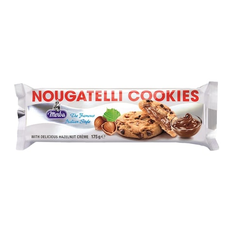 Buy Merba Nougatelli Cookies 175g in Saudi Arabia