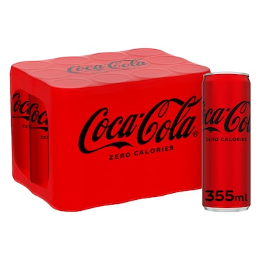 Coca-Cola zero 355ml &times;12 can