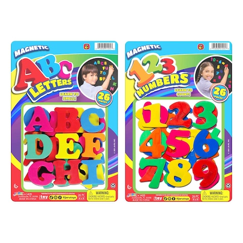 Ja-Ru Magnetic ABC Letters 1405 Multicolour Pack of 26