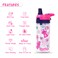 Eazy Kids Lunch Box Set and Tritan Water Bottle w/ Spray, Cat  - Pink, 420ml