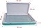 Dog Toilet Training, Dog Potty Tray, Washable &amp; Easy To Clean, Keep Paws and Floor Clean, Portable, Dog Pee Training, Durable, Indoor &amp; Outdoor, Green &amp; Grey Color, Small Size, 51 Cm Length