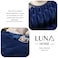Luna Home Throw Striped Blanket Super Soft, Blue Color