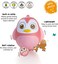 Adorable Penguin Wobbler: Engaging Tummy Time Toy for Babies 6-12 Months - Perfect Gift for Infant Boys and Girls (Pink)
