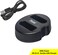 DMK Power ENEL14, EN-EL14A Dual Slot USB Battery Charger for Nikon D3100, D3200, D3300, D3400, D3500, D5100, D5200, D5300, D5500, D5600, DF Coolpix P7000, P7100, P7700, P7800 Camera