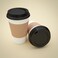 Yesocea [50 Sets] Disposable Coffee Cups With Lids And Sleeves - 12 Oz. White Hot Paper Cup