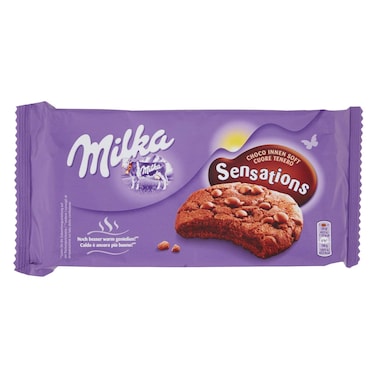Milka Sensations Soft Chocolate Cookies 156GR