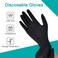 Zalcoon Nitrile Gloves - Black Powder Free (Extra Large) 100 Pieces