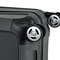 Eminent Hard Case Large Checked Travel Bag Luggage Trolley Polypropylene Lightweight 4 Quiet Double Spinner Wheels Suitcase With TSA Lock B0002 Gray