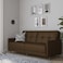 In House Leen 2 In 1 Sofabed Linen Upholstered - Brown