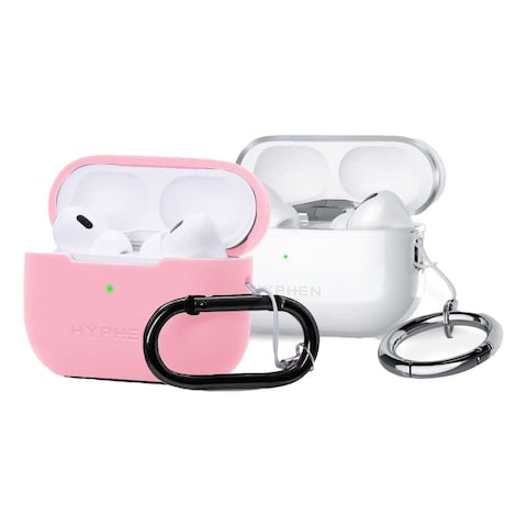 Hyphen Apple AirPods Pro 2nd Gen Silicone Case Pink