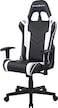 Dxracer P Series Gaming Chair, Premium Pvc Leather Racing Style Office Computer Seat Recliner With Ergonomic Headrest And Lumbar Support-Black And White (Electronic Games)