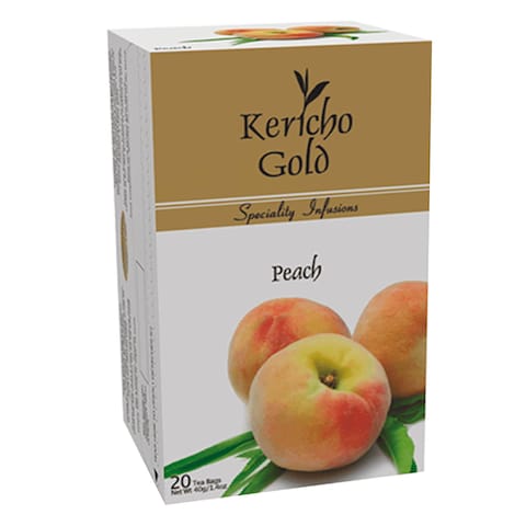 Kericho Gold Peach Tea Bags 2g x Pack of 20