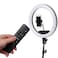 Selfie Ring light 18 inch with Tripod Stand And Photographic Lamp with 3 Mobile Holder