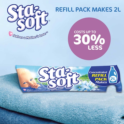 Sta Soft Spring Fresh 500ml Refill Pack Fabric Softener