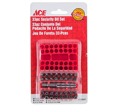 Buy Ace Security Bit Set 33 Piece Online | Carrefour UAE