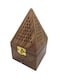 Generic Pyramid Shape Incense Burner Holder, Brown 15X9Centimeter