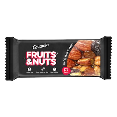 Castania Fruits and Nuts Snack Bar, 35g
