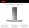 AEG Hood, Traditional Chimney, 90cm, DKB4950M, Made In Poland (1 Year Warranty)