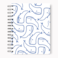 Loud Universe Spiral Notebook Cute Whales Pattern Hard Cover Notebook with Premium High Quality Paper A5 Size