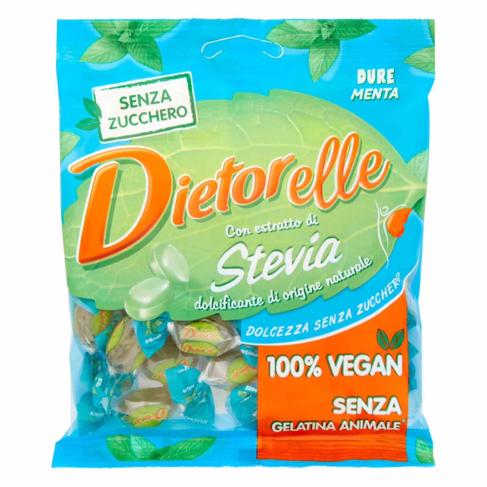 Dietorelle Candies Stevia Dure Menta With Mint 70 Gram
