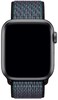 Kmaixa Nylone Strap For Apple Watch Band 44mm Black Color